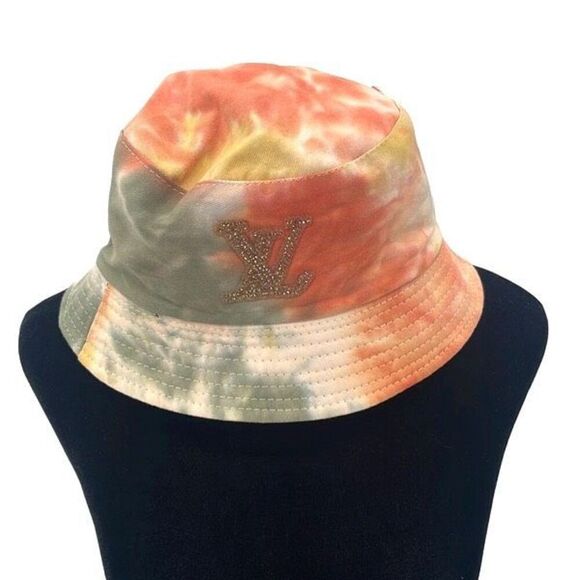 Steve‎ Madden Women’s Faux Tie Dye LV Bucket Hat Multicolor OS NWOT